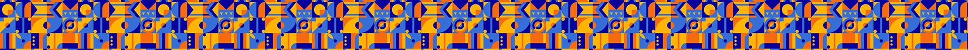 Blue & Orange Geo