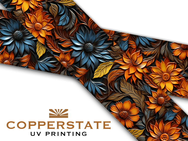 Carved Leather - Gardenia