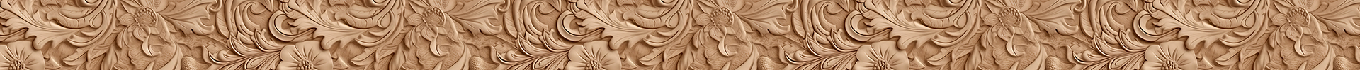 Carved Leather - Natural