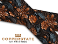 Carved Leather - Plume
