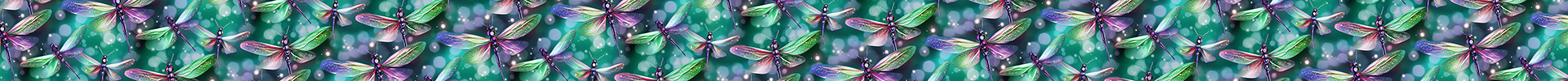 Dragonflies - Teal