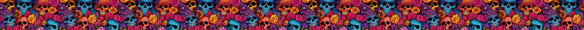 Floral Skulls