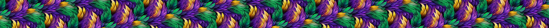 Mardi Gras Feathers