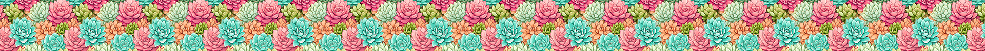 Pastel Succulents