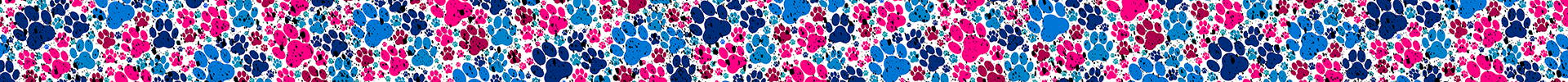 Pink & Blue Paws