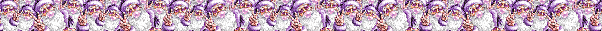 Purple Peace Santa