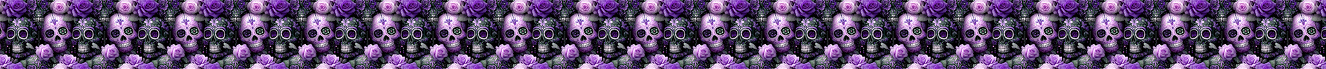 Purple Sugar Skulls
