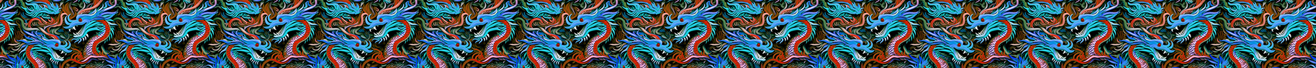 Rainbow Dragons - Blue