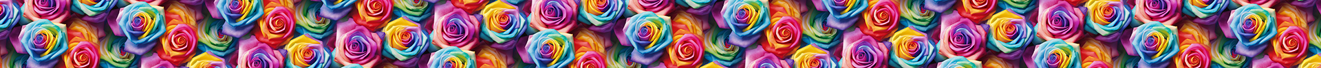 Rainbow Roses