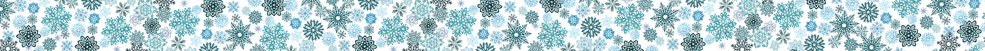 Teal Snowflakes