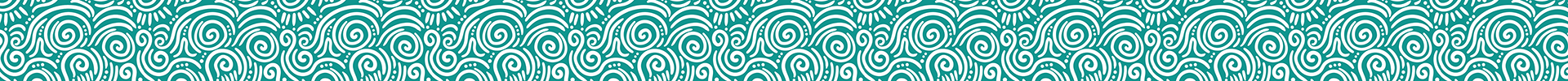Teal Spirals