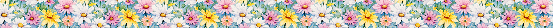 Watercolor Daisies