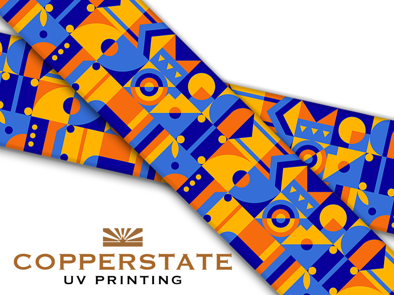 Blue & Orange Geo