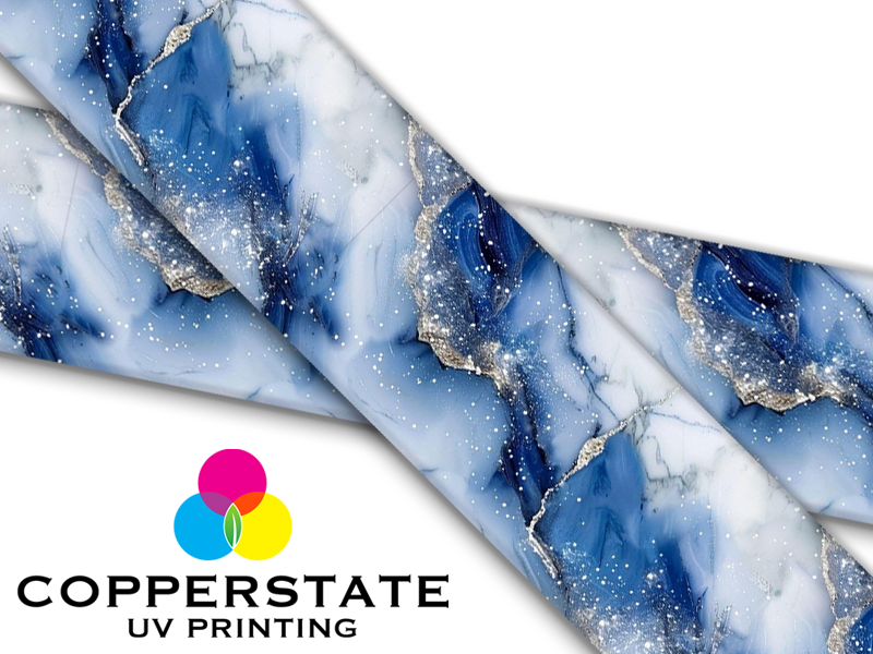 Blue & Silver Marble