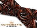 Carved Leather - Feathers