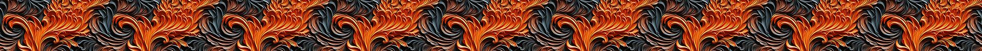 Carved Leather - Flame