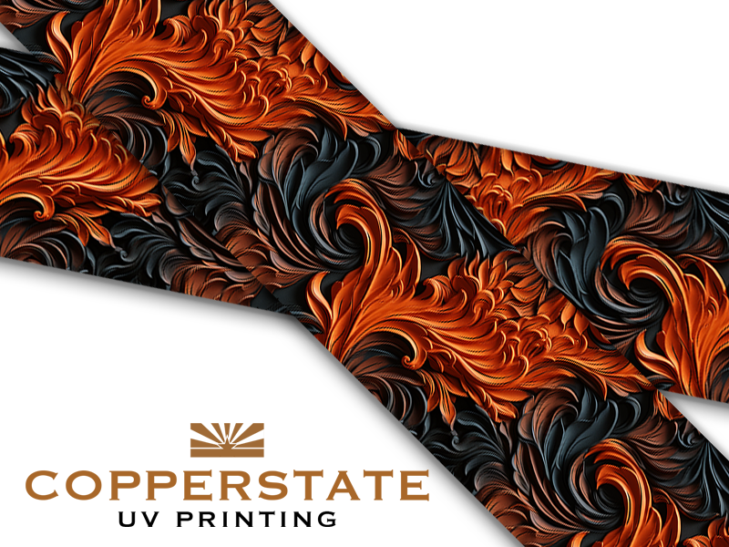 Carved Leather - Flame