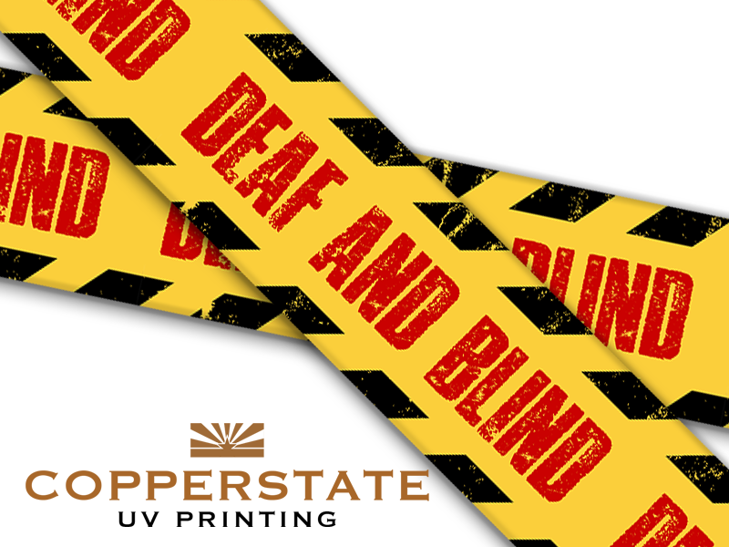 Caution Tape - Deaf and Blind