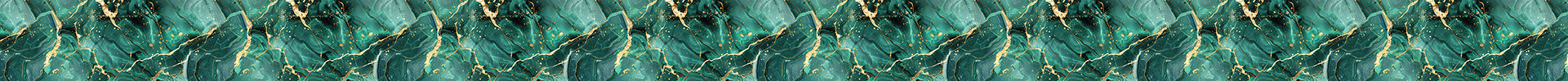 Deep Green & Gold Marble