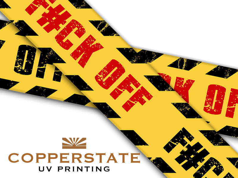 Caution Tape - F#CK OFF