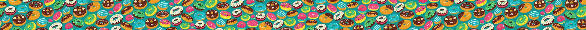 Glazed Donuts - Teal