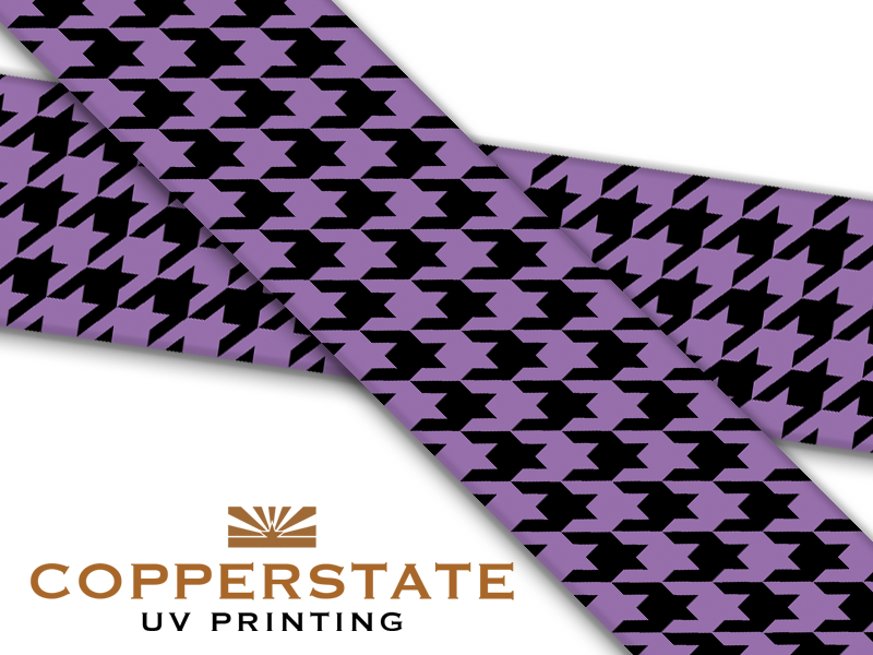Houndstooth - Amethyst/Black