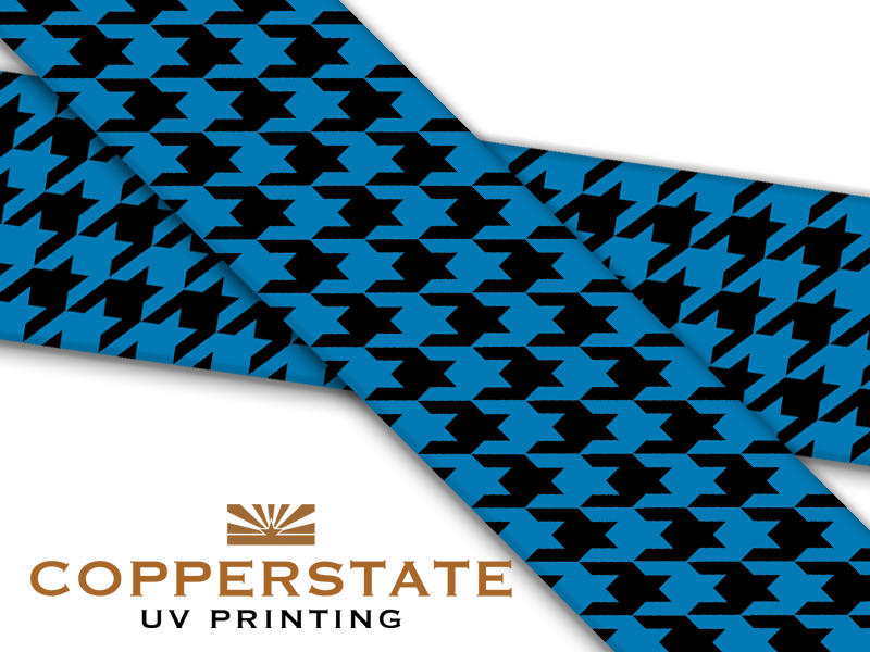 Houndstooth - Blue/Black