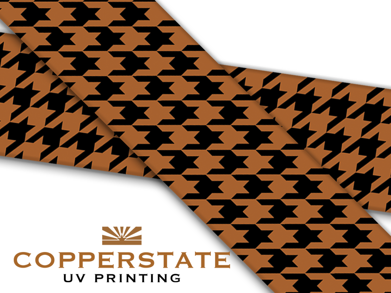 Houndstooth - Caramel/Black