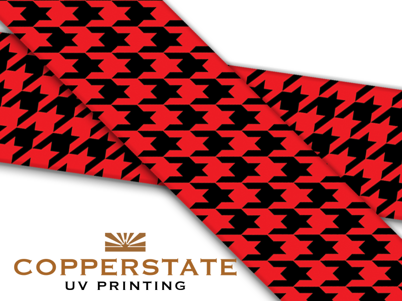 Houndstooth - Cherry/Black