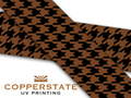 Houndstooth - Chocolate/Black