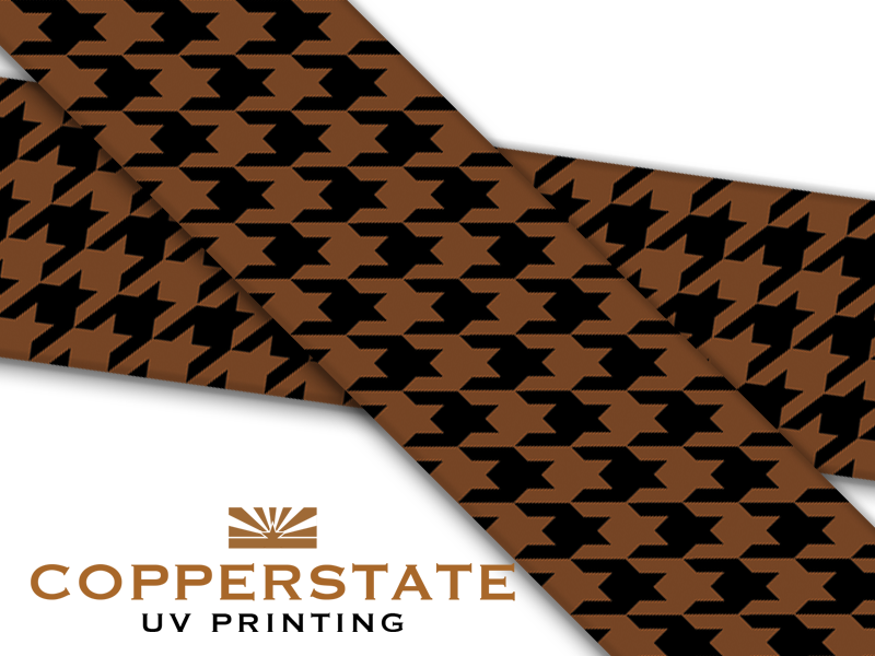 Houndstooth - Chocolate/Black