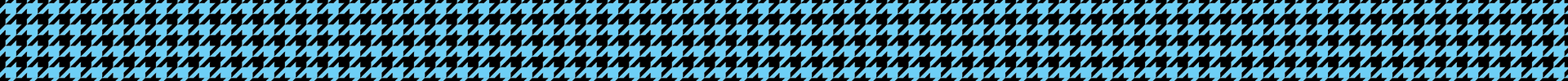 Houndstooth - Sky Blue/Black