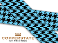 Houndstooth - Sky Blue/Black