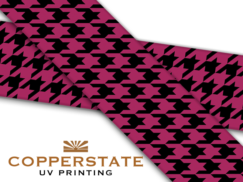 Houndstooth - Magenta/Black