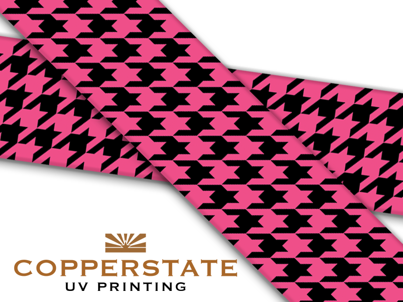 Houndstooth - Pink/Black