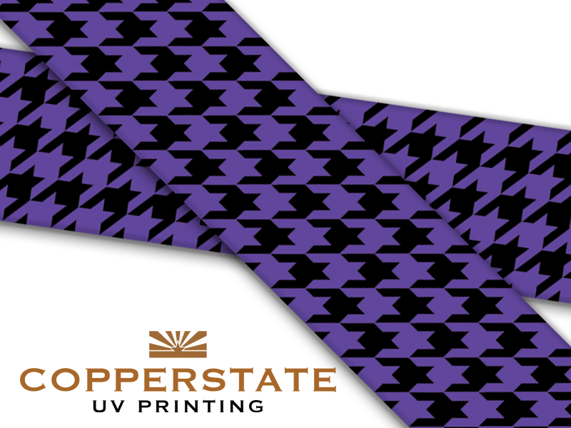Houndstooth -Violet/Black