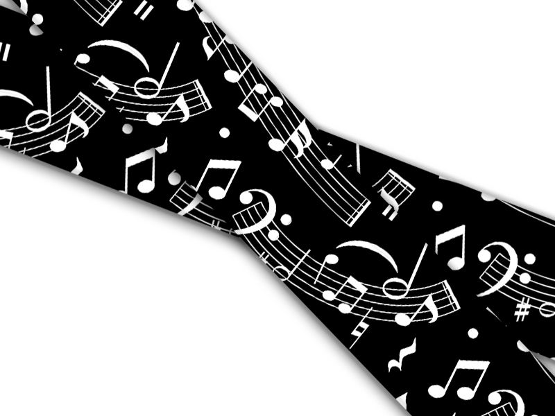 Music Notes Black