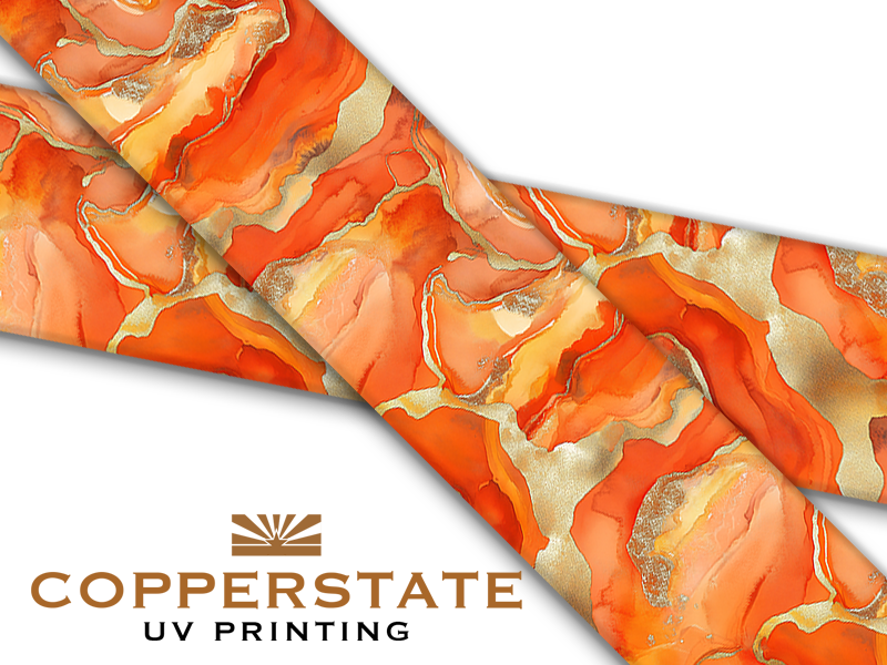 Orange & Gold Marble