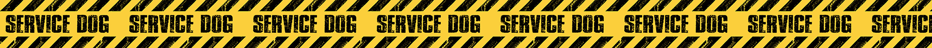 Caution Tape - Service Dog
