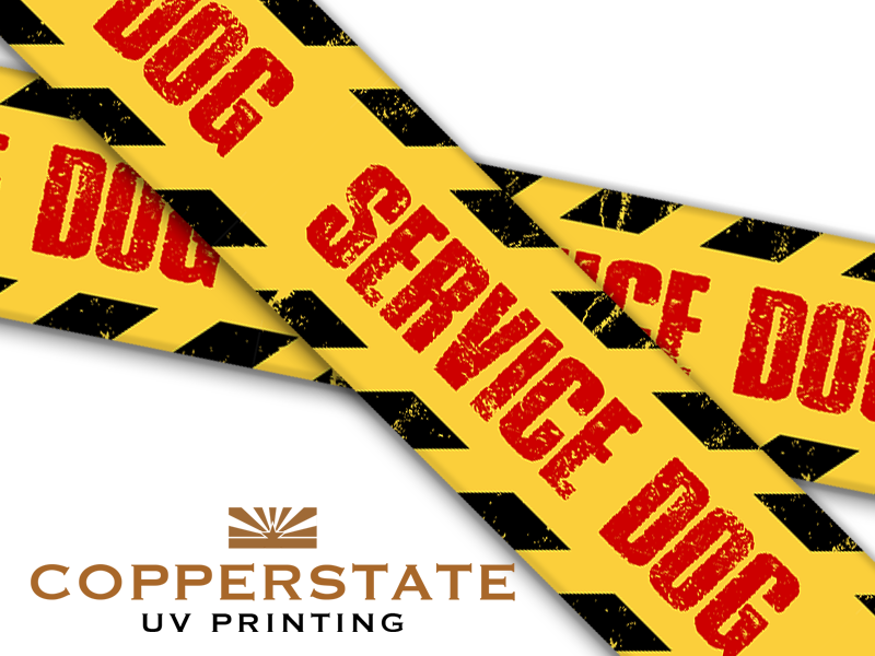 Caution Tape - Service Dog RED