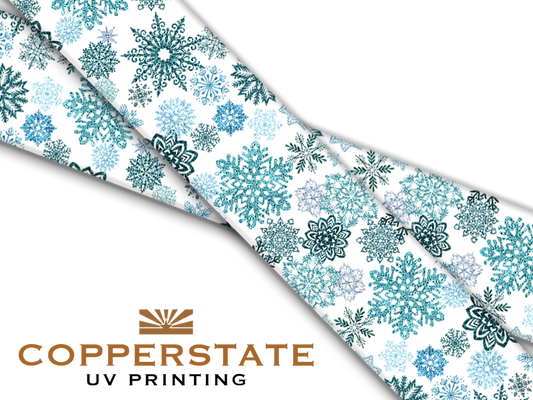 Teal Snowflakes