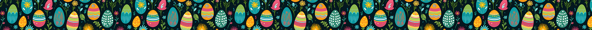 Vibrant Easter Eggs