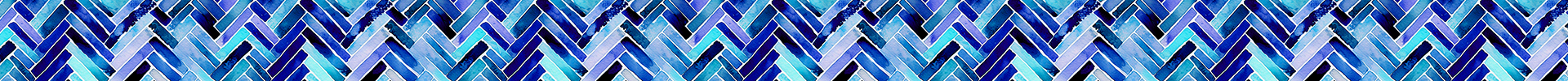 Watercolor Herringbone - Royal